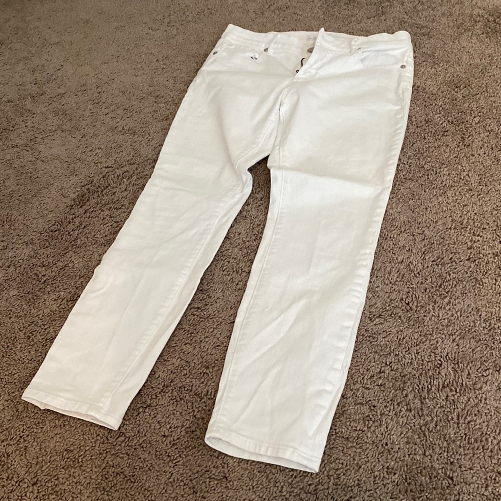 Loft Modern Skinny 8/29 white pants!